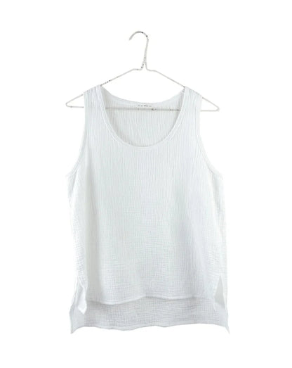 It is Well L.A. Sleeveless Gauze Top Salt-It is Well-Thistle Hill