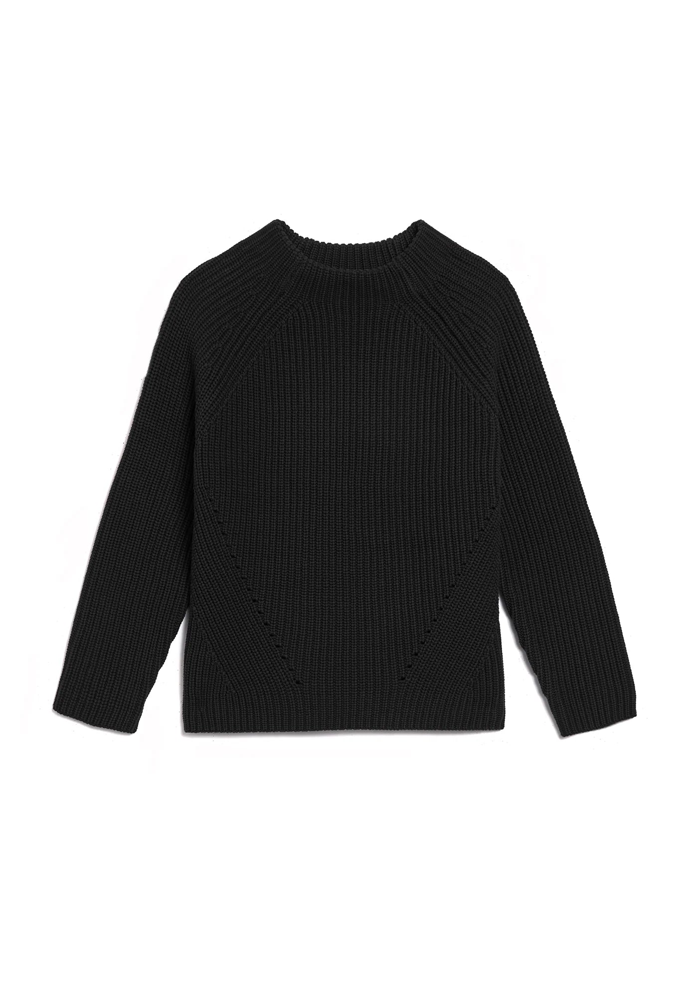 Demylee Daphne Solid Cotton Sweater Black-Demylee-Thistle Hill
