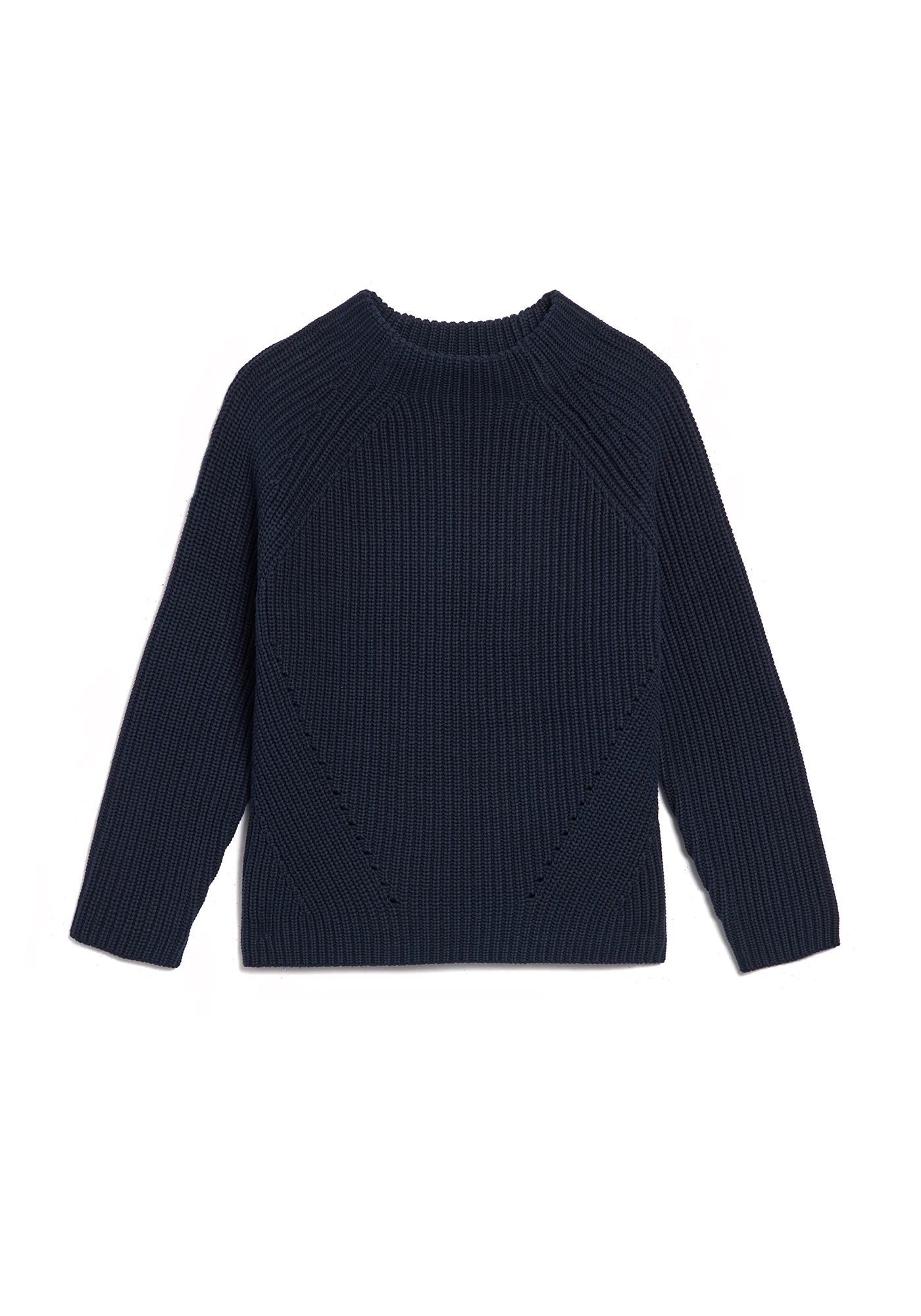 Demylee Daphne Solid Cotton Sweater Navy-Demylee-Thistle Hill