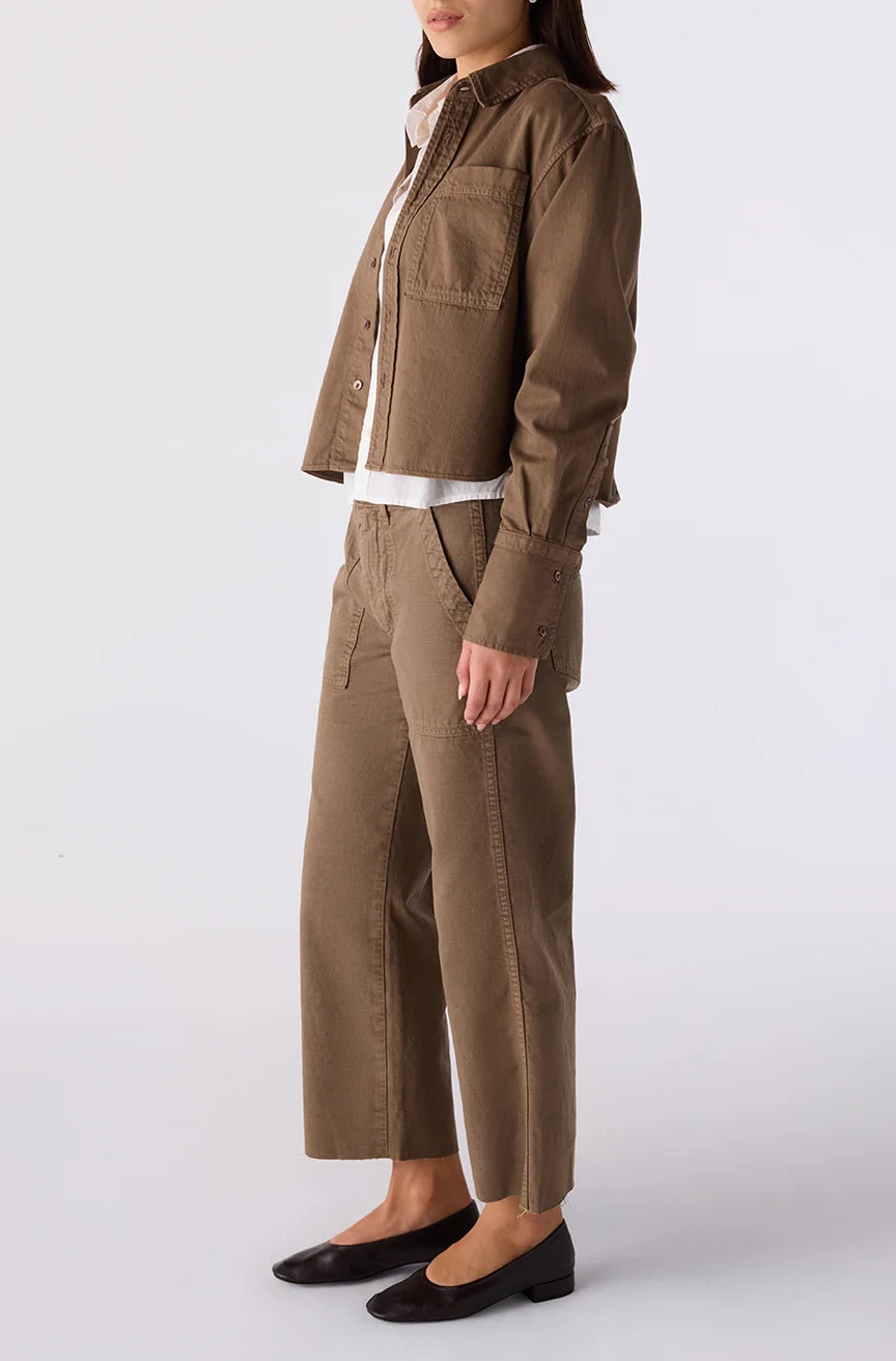AMO Easy Army Slouch Crop Root-AMO-Thistle Hill