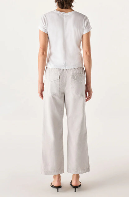AMO Easy Drawstring Slouch Crop Grey Quartz-AMO-Thistle Hill
