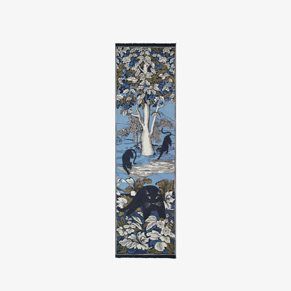 Inoui Editions Scarf 55 Panthere Denim-Inoui Editions-Thistle Hill