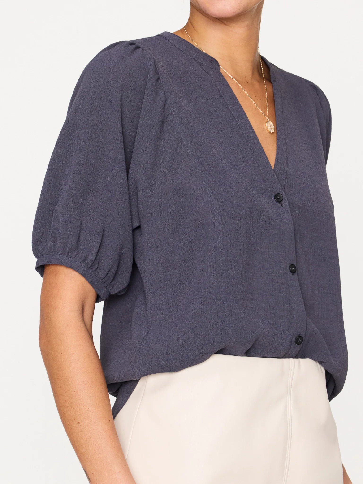 Brochu Walker East Blouse Slate-Brochu Walker-Thistle Hill