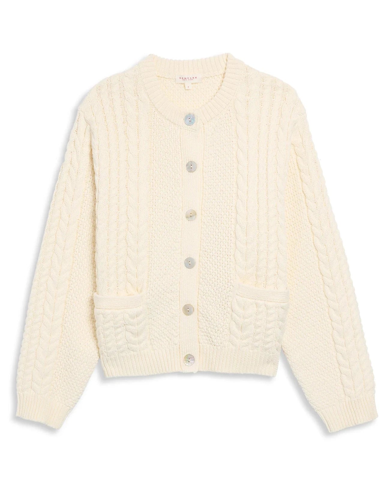 Demylee Esme Cotton Cardigan Natural-Demylee-Thistle Hill