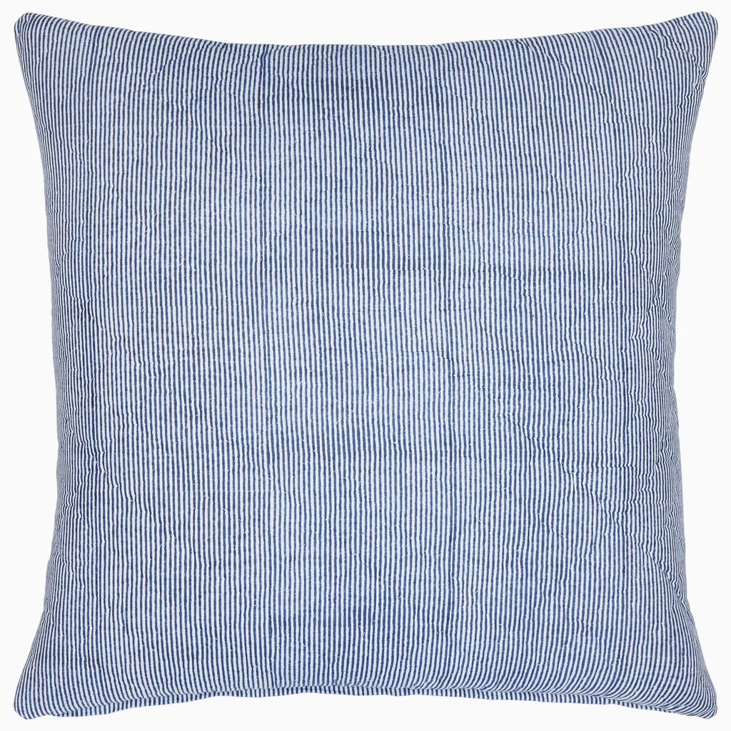 John Robshaw Nandi Indigo Euro Pillow-John Robshaw-Thistle Hill