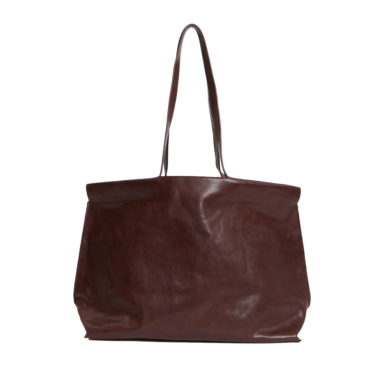 Bea Mombaers Shopper EastWest Bag Tumbled Brown-Bea Mombaers-Thistle Hill
