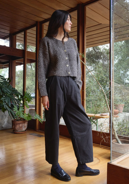 First Rite Quinn Cardigan Alpaca Charcoal-First Rite-Thistle Hill