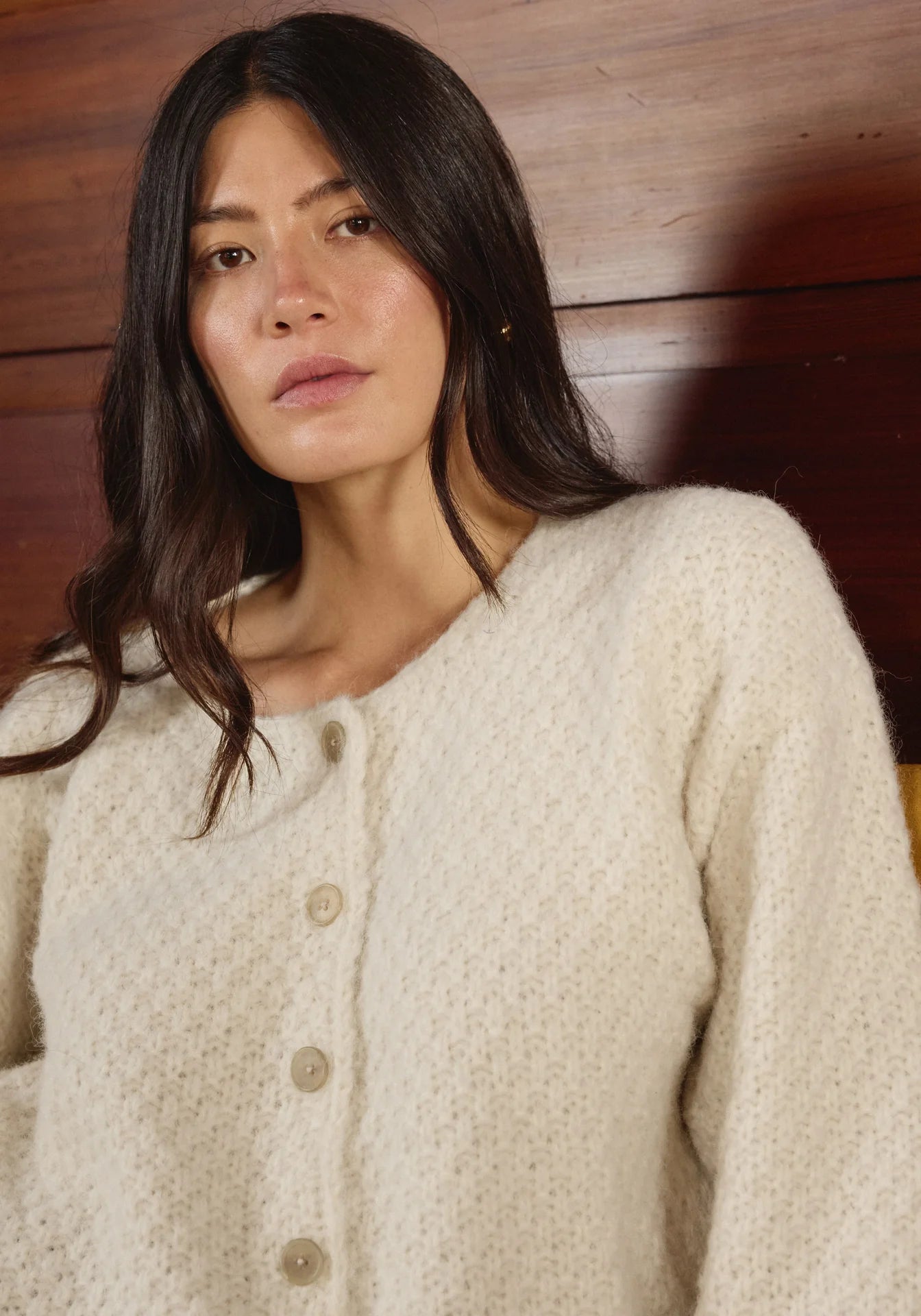 First Rite Quinn Cardigan Alpaca Ivory-First Rite-Thistle Hill