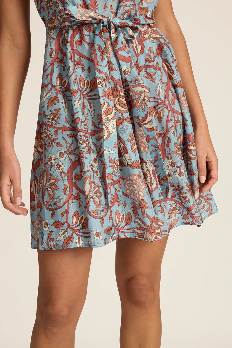 Hannah Art Wear Gaia Mini Dress Fernando Sky-Hannah Art Wear-Thistle Hill