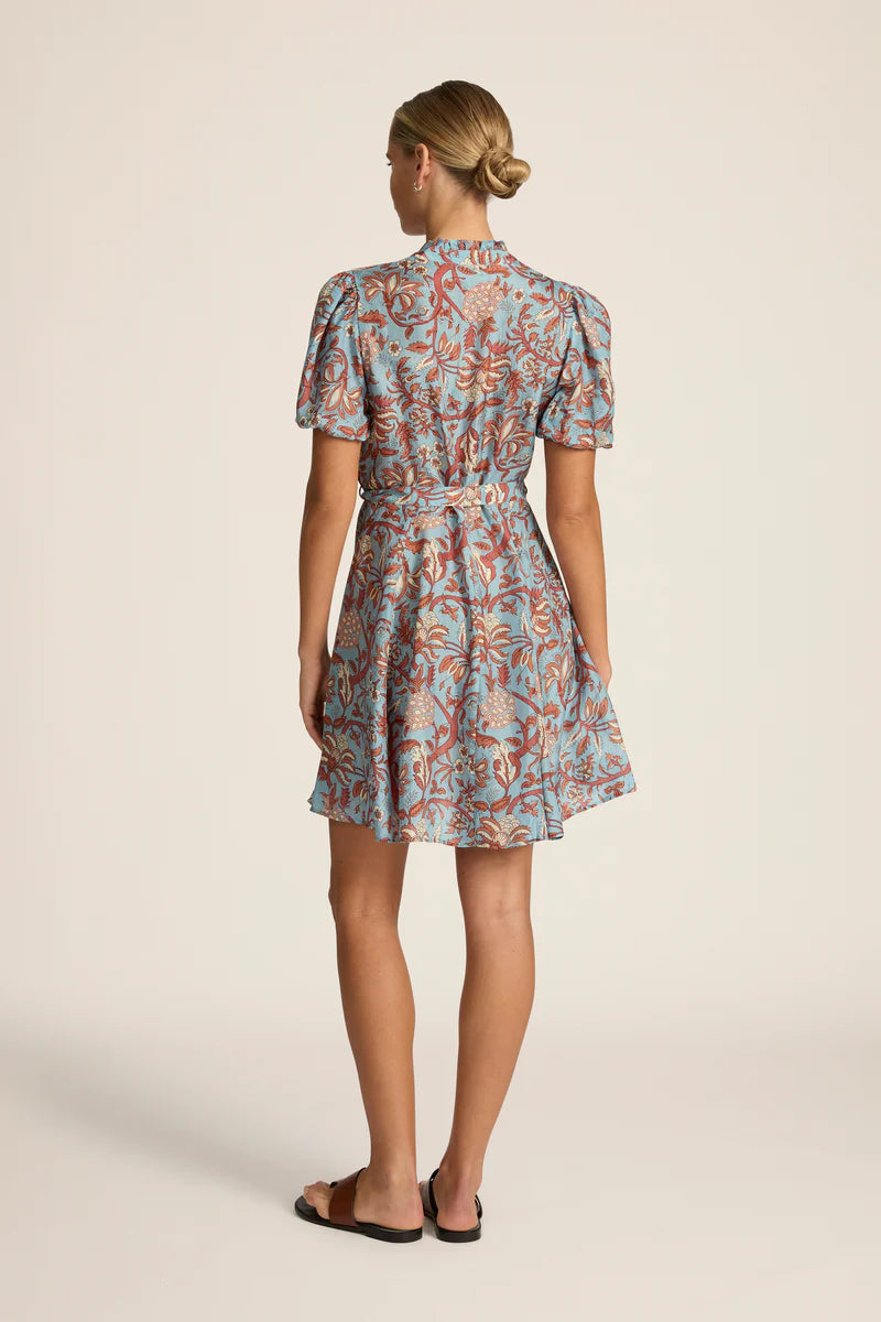 Hannah Art Wear Gaia Mini Dress Fernando Sky-Hannah Art Wear-Thistle Hill