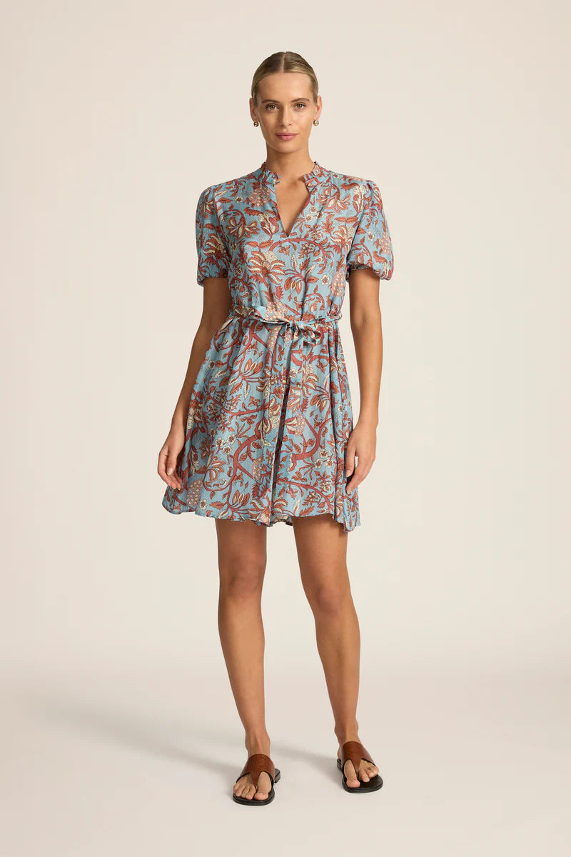 Hannah Art Wear Gaia Mini Dress Fernando Sky-Hannah Art Wear-Thistle Hill