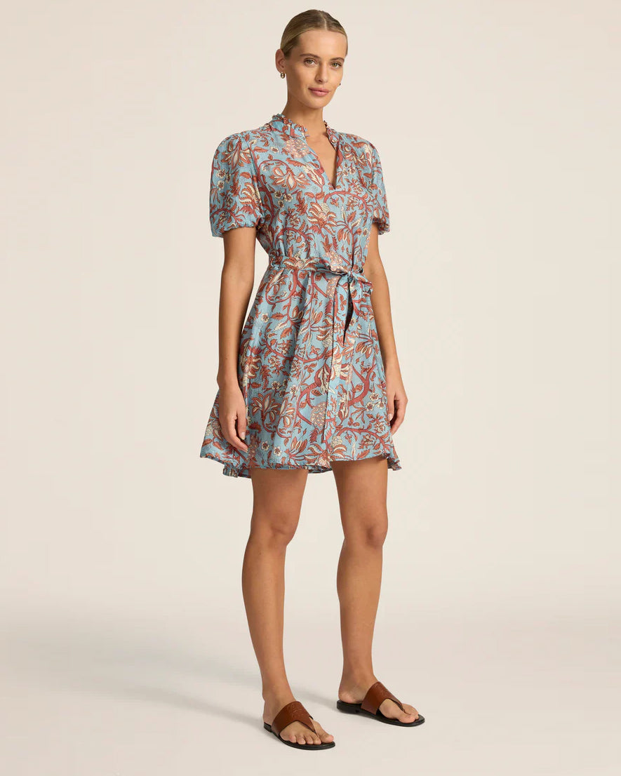 Hannah Art Wear Gaia Mini Dress Fernando Sky-Hannah Art Wear-Thistle Hill