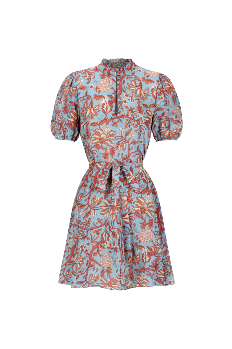 Hannah Art Wear Gaia Mini Dress Fernando Sky-Hannah Art Wear-Thistle Hill