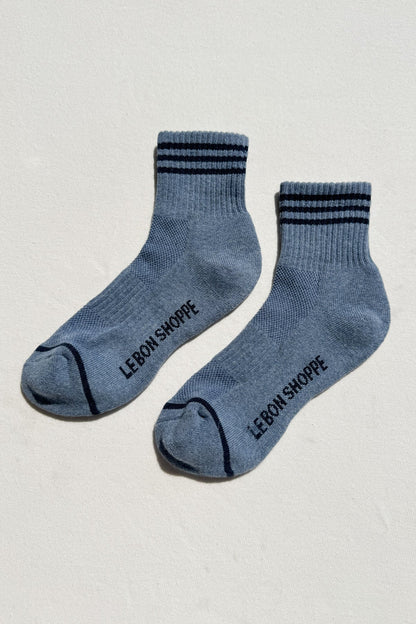 Le Bon Shoppe Girlfriend Socks Indigo-Le Bon Shoppe-Thistle Hill