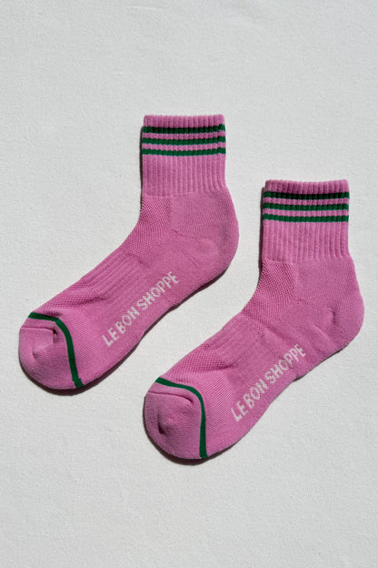 Le Bon Shoppe Girlfriend Socks Rose Pink-Le Bon Shoppe-Thistle Hill