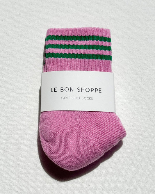 Le Bon Shoppe Girlfriend Socks Rose Pink-Le Bon Shoppe-Thistle Hill