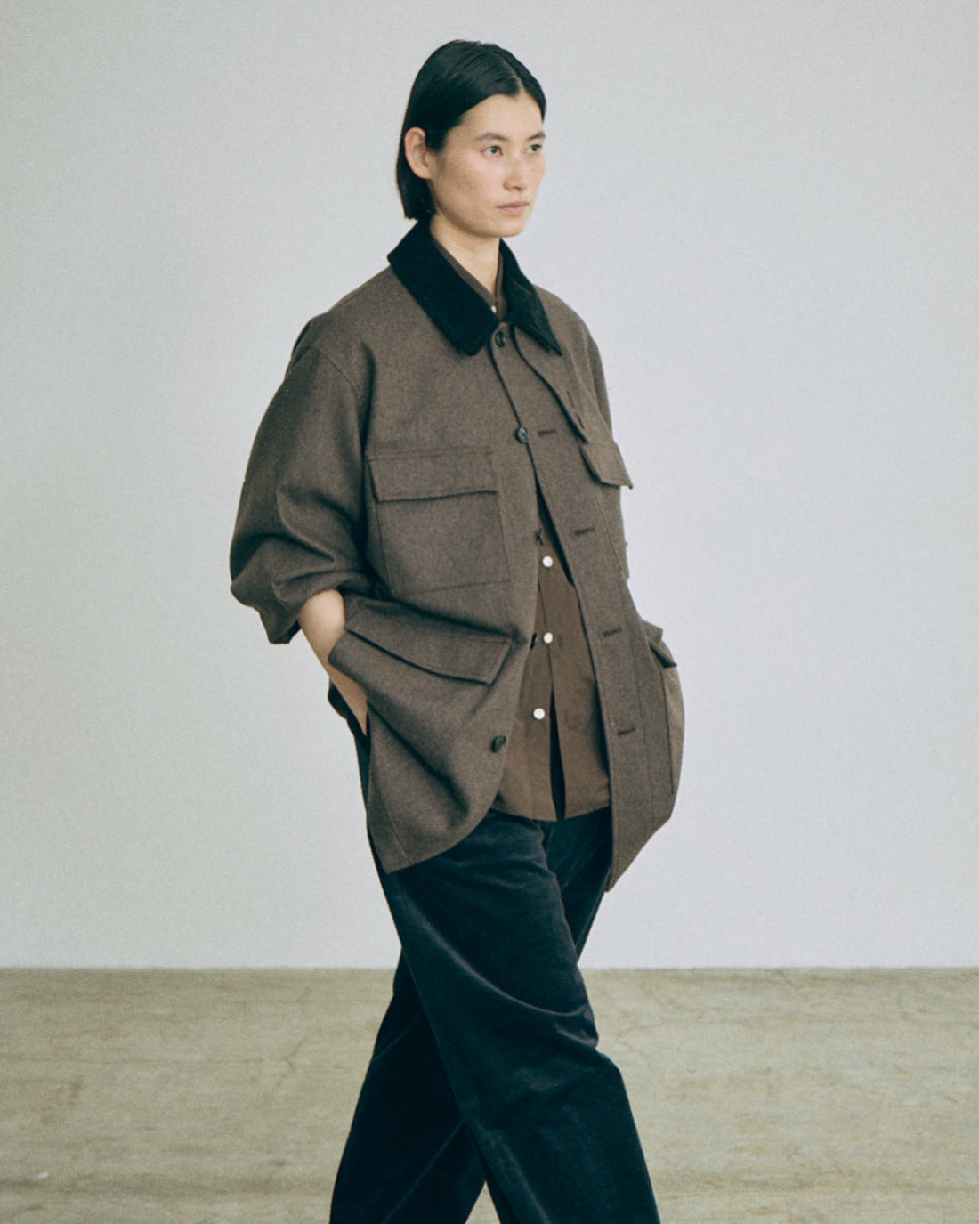 Nicholson & Nicholson Greta Woven Jacket Brown-Nicholson & Nicholson-Thistle Hill