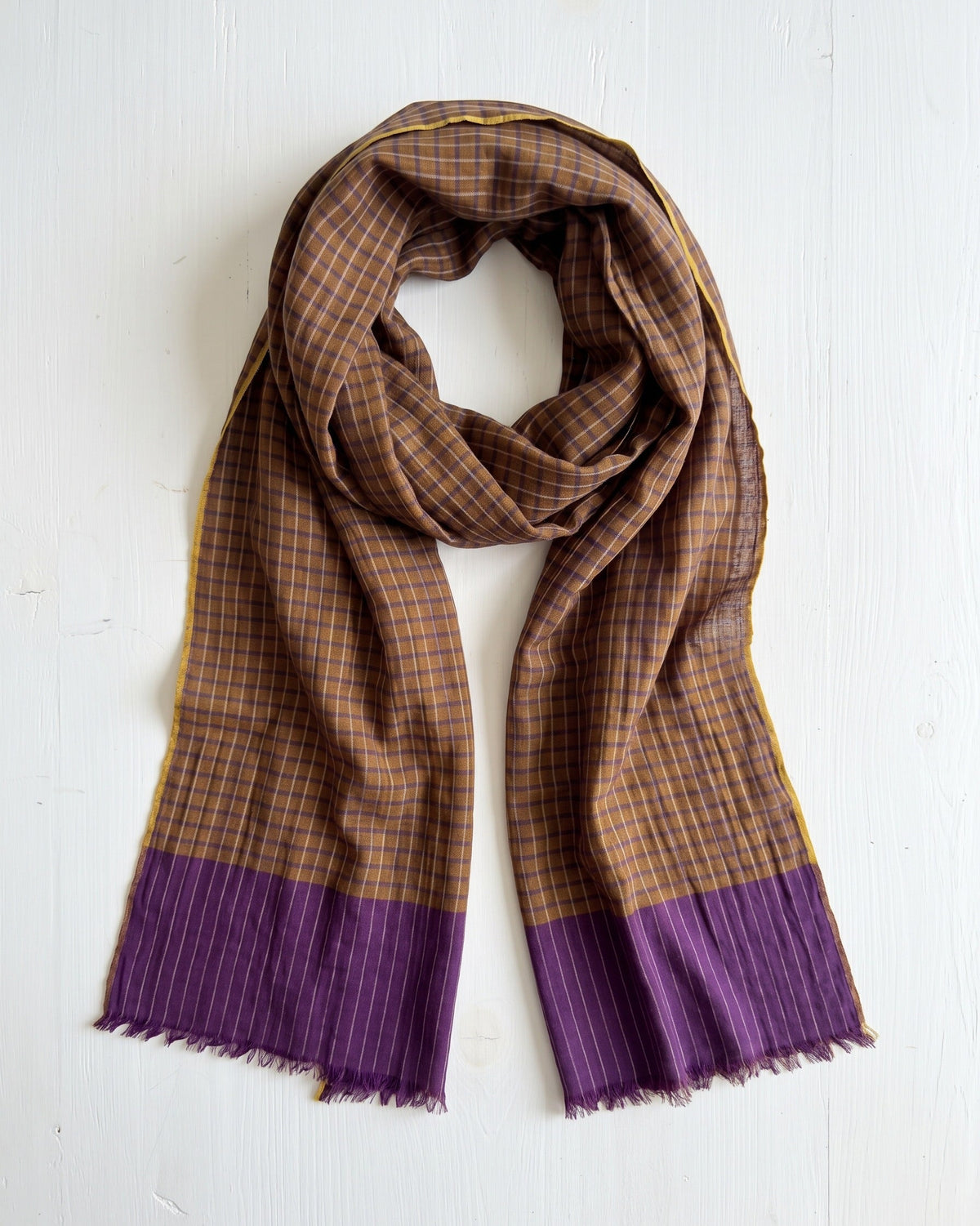 Maku Pashmina Wool Scarf Plum