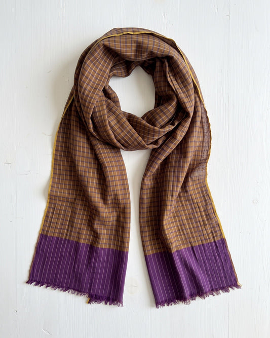 Maku Pashmina Wool Scarf Plum