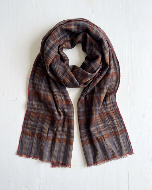 Maku Pashmina Wool Scarf Rust