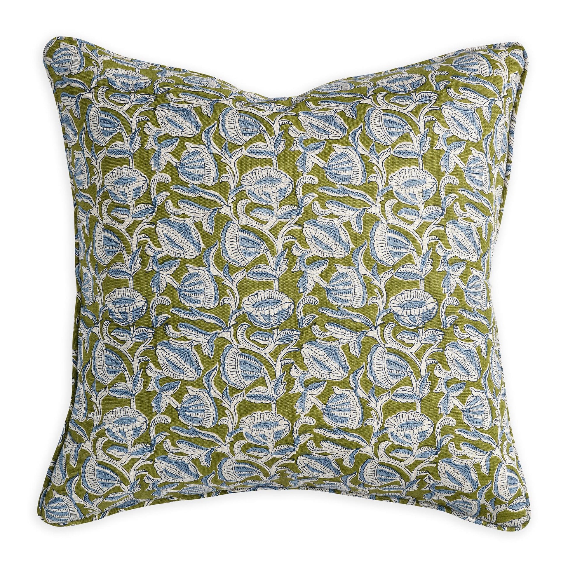 Walter G Marbella Moss Linen Cushion-Walter G-Thistle Hill