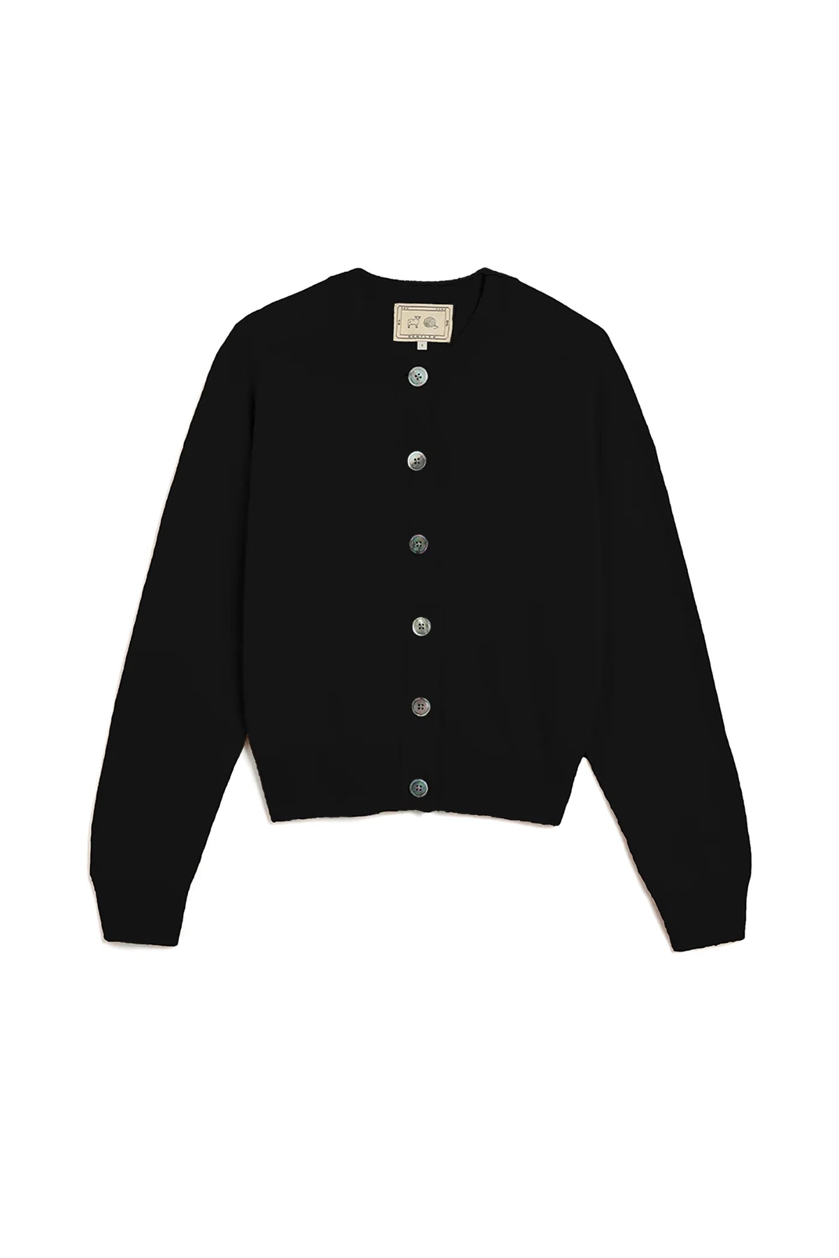 Demylee Gwen Cashmere Cardigan Black-Demylee-Thistle Hill