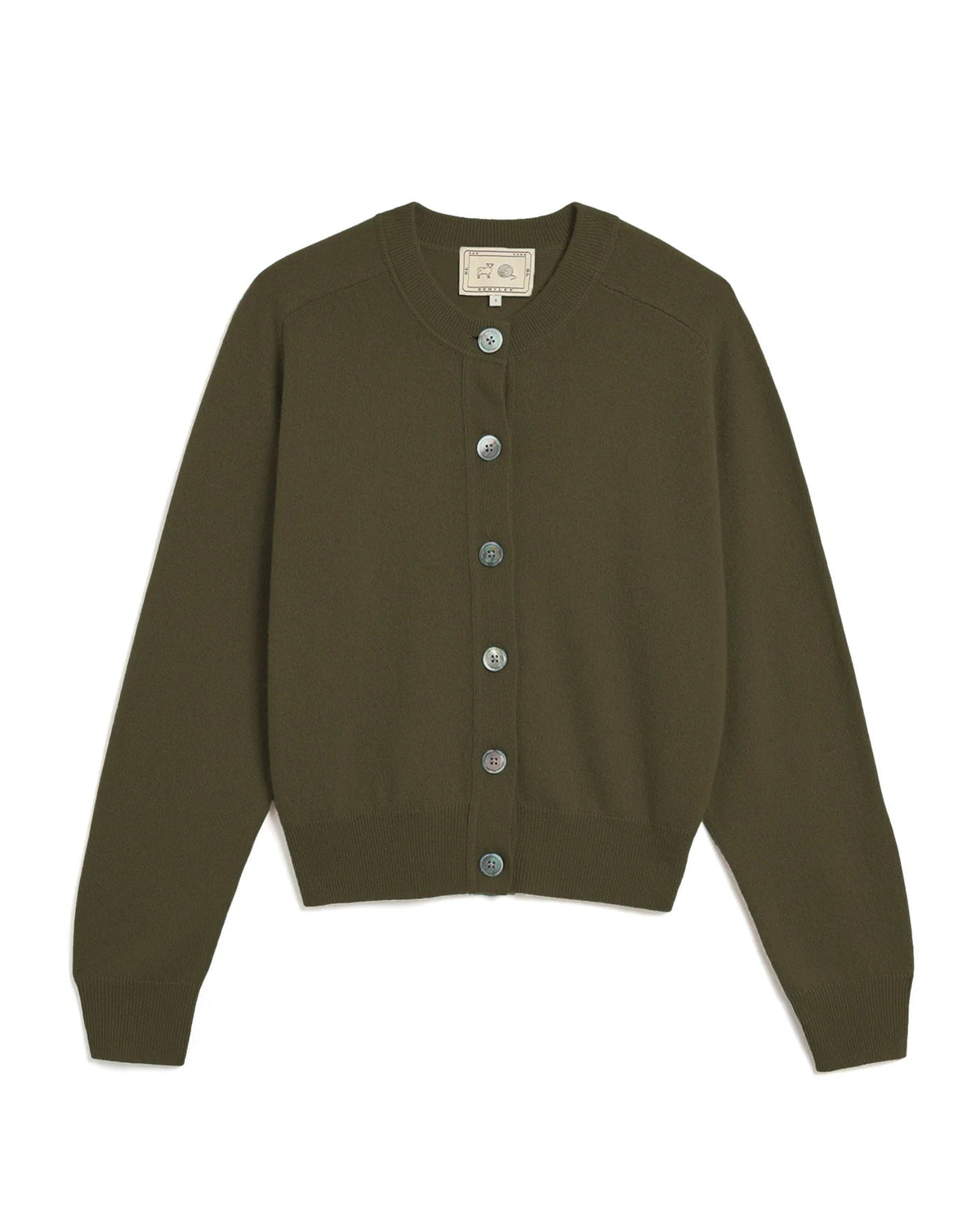 Demylee Gwen Cashmere Cardigan Loden-Demylee-Thistle Hill