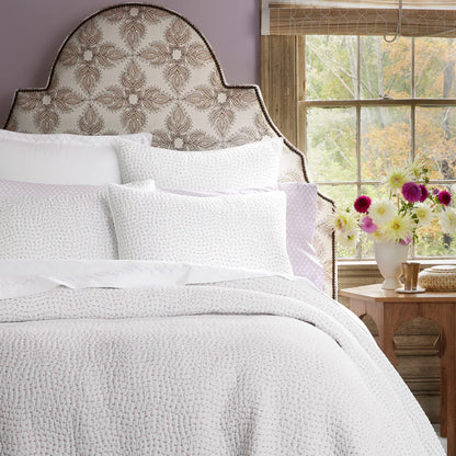 John Robshaw Hand Stitched Coverlet Lavendar-John Robshaw-Thistle Hill