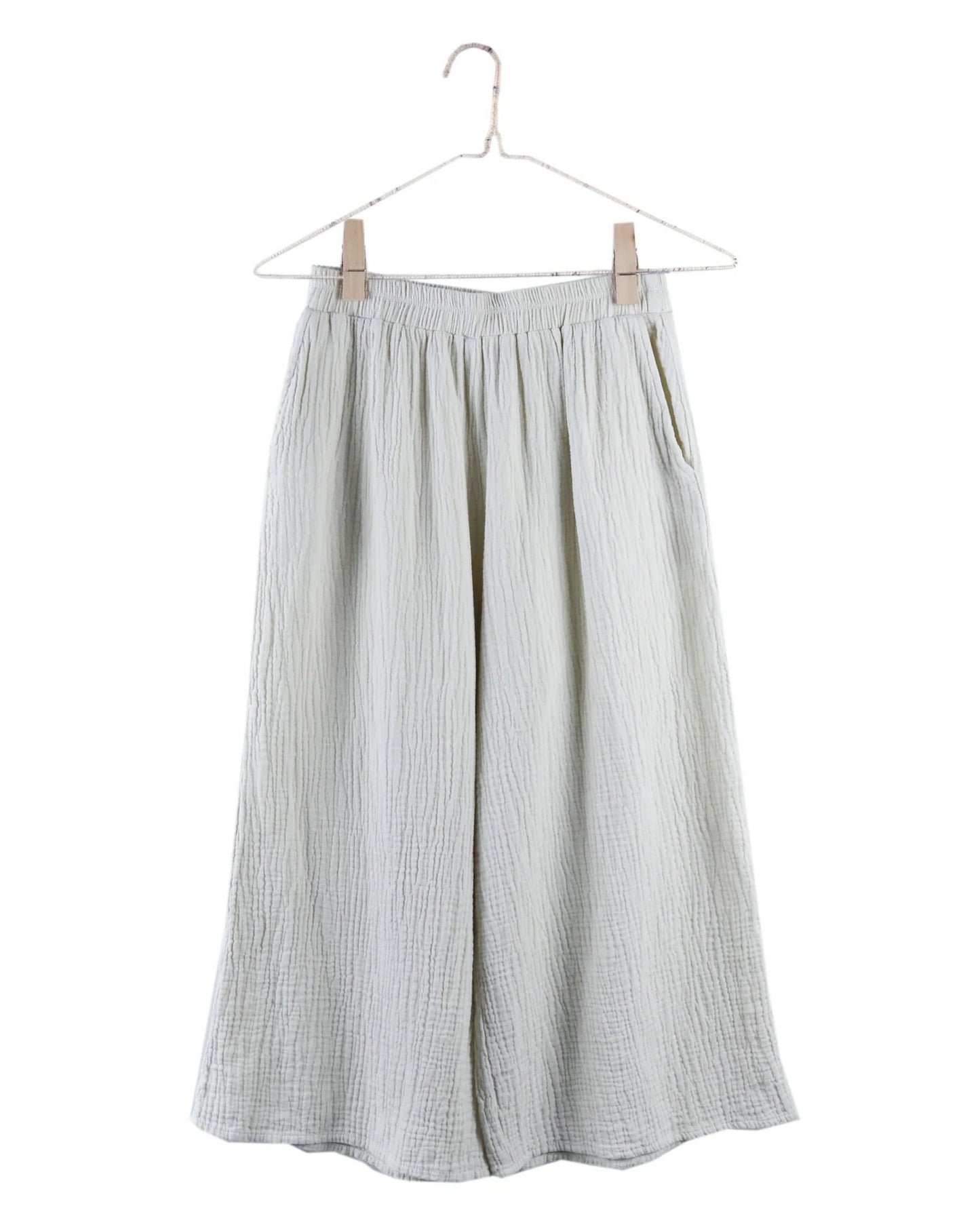 It is Well L.A. Easy Wide Gauze Pant Zinc-It is Well-Thistle Hill