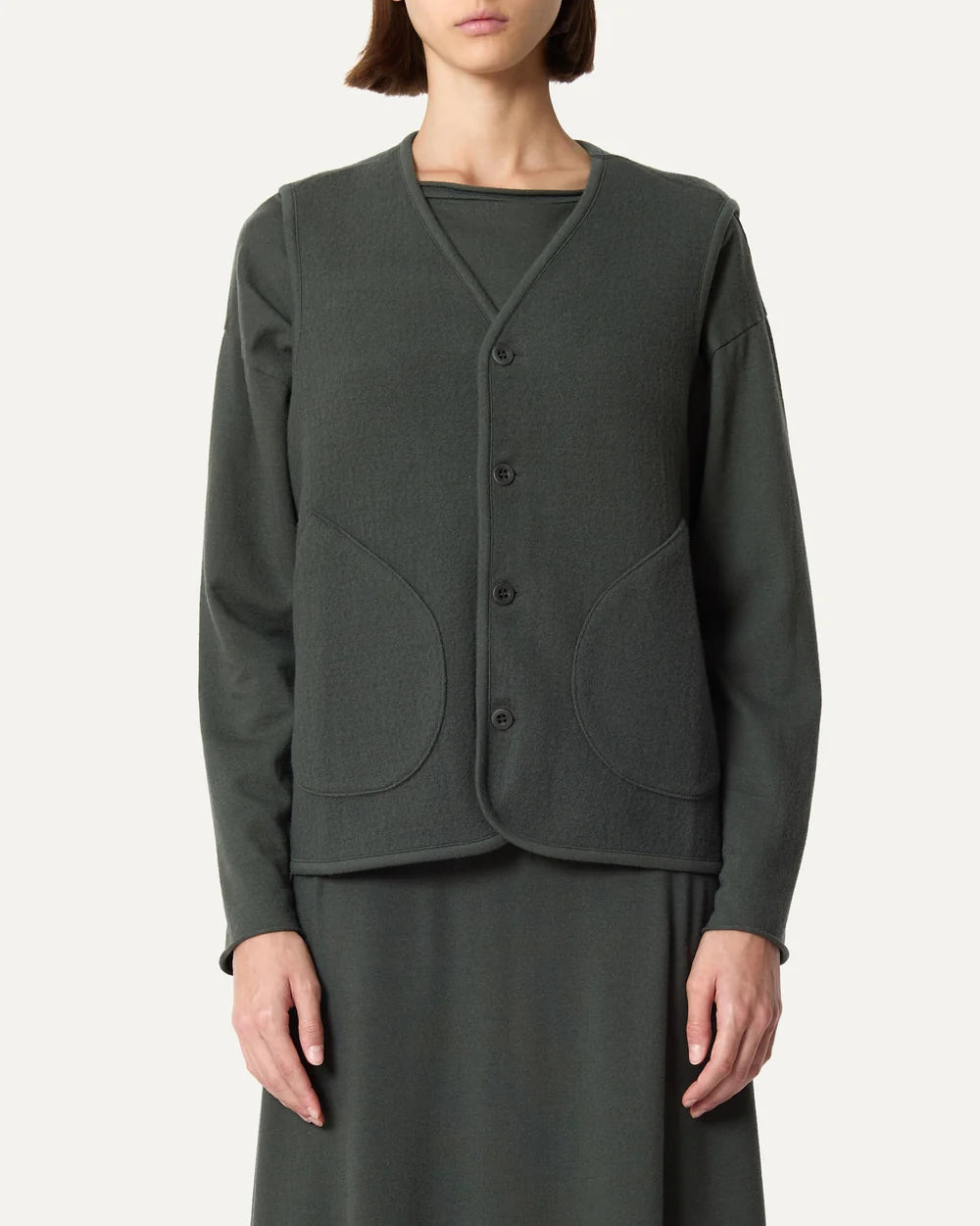 Labo Art Gilet Potos Feltro Kombu-LABO ART-Thistle Hill