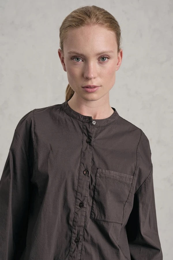 Transit Short Collar Shirt Graphite-Transit-Thistle Hill