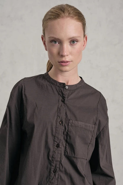 Transit Short Collar Shirt Graphite-Transit-Thistle Hill