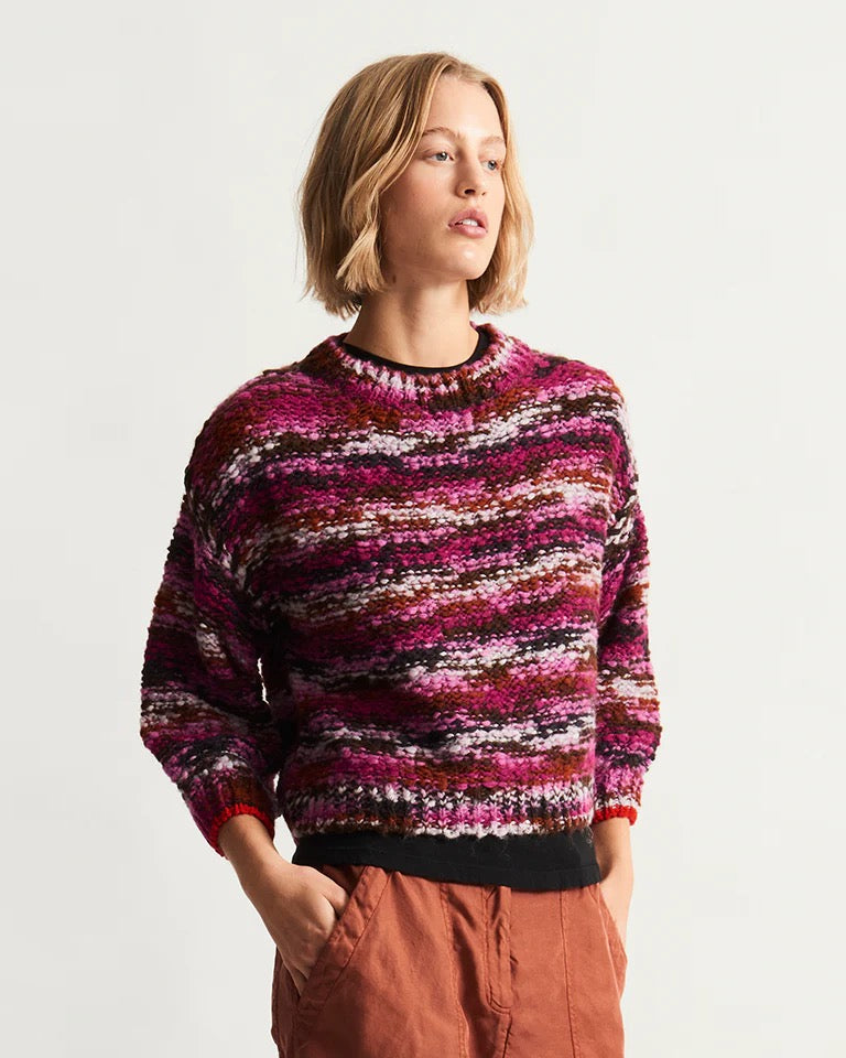 Raquel Allegra Highland Pullover Berry Multi-Raquel Allegra-Thistle Hill