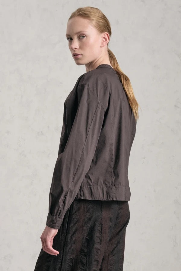 Transit Short Collar Shirt Graphite-Transit-Thistle Hill