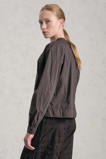 Transit Short Collar Shirt Graphite-Transit-Thistle Hill