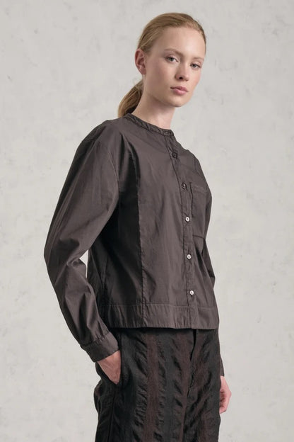 Transit Short Collar Shirt Graphite-Transit-Thistle Hill
