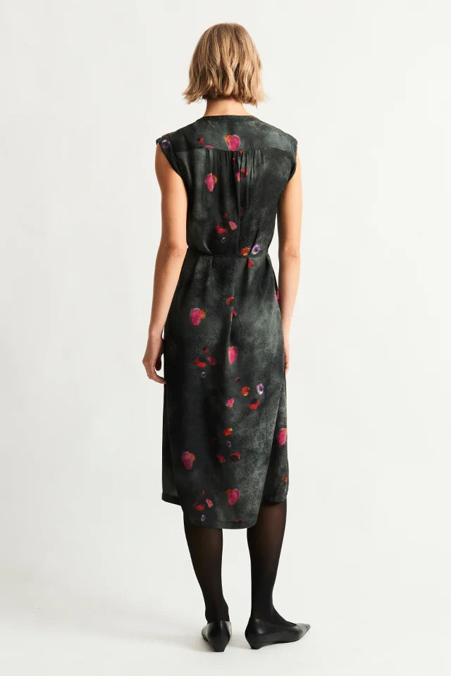 Raquel Allegra Zaire Dress Petal Black-Raquel Allegra-Thistle Hill