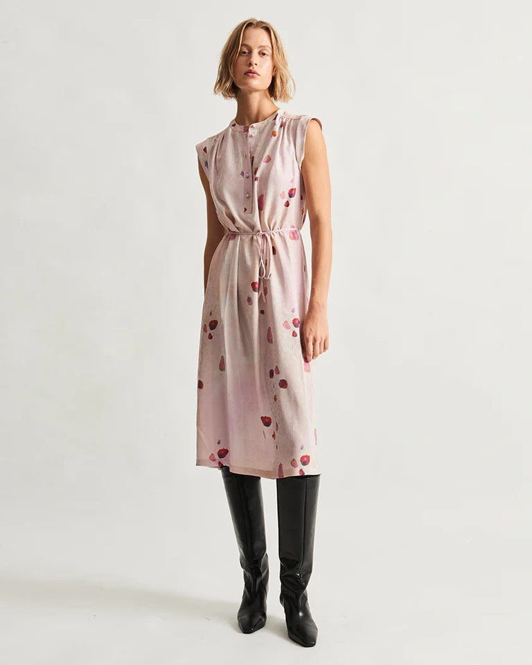 Raquel Allegra Zaire Dress Petal Pink-Raquel Allegra-Thistle Hill