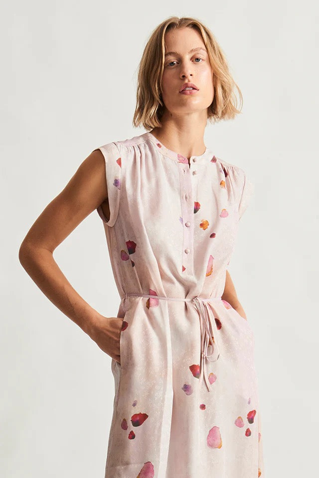 Raquel Allegra Zaire Dress Petal Pink-Raquel Allegra-Thistle Hill