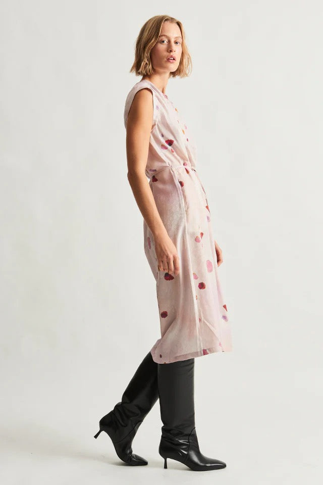 Raquel Allegra Zaire Dress Petal Pink-Raquel Allegra-Thistle Hill