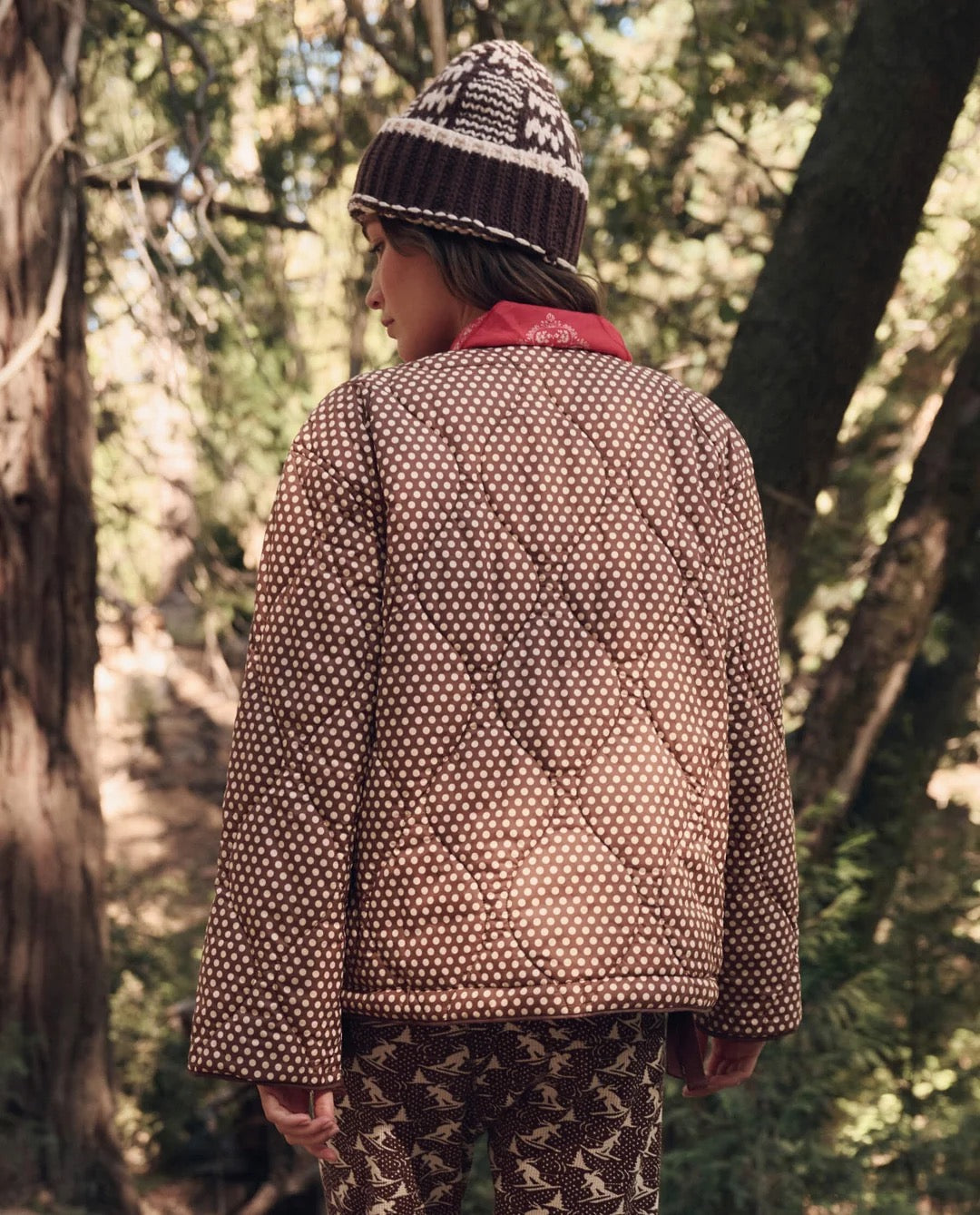 The Great Creek Zip Liner Chocolate Dot & Maroon Dot-The Great-Thistle Hill