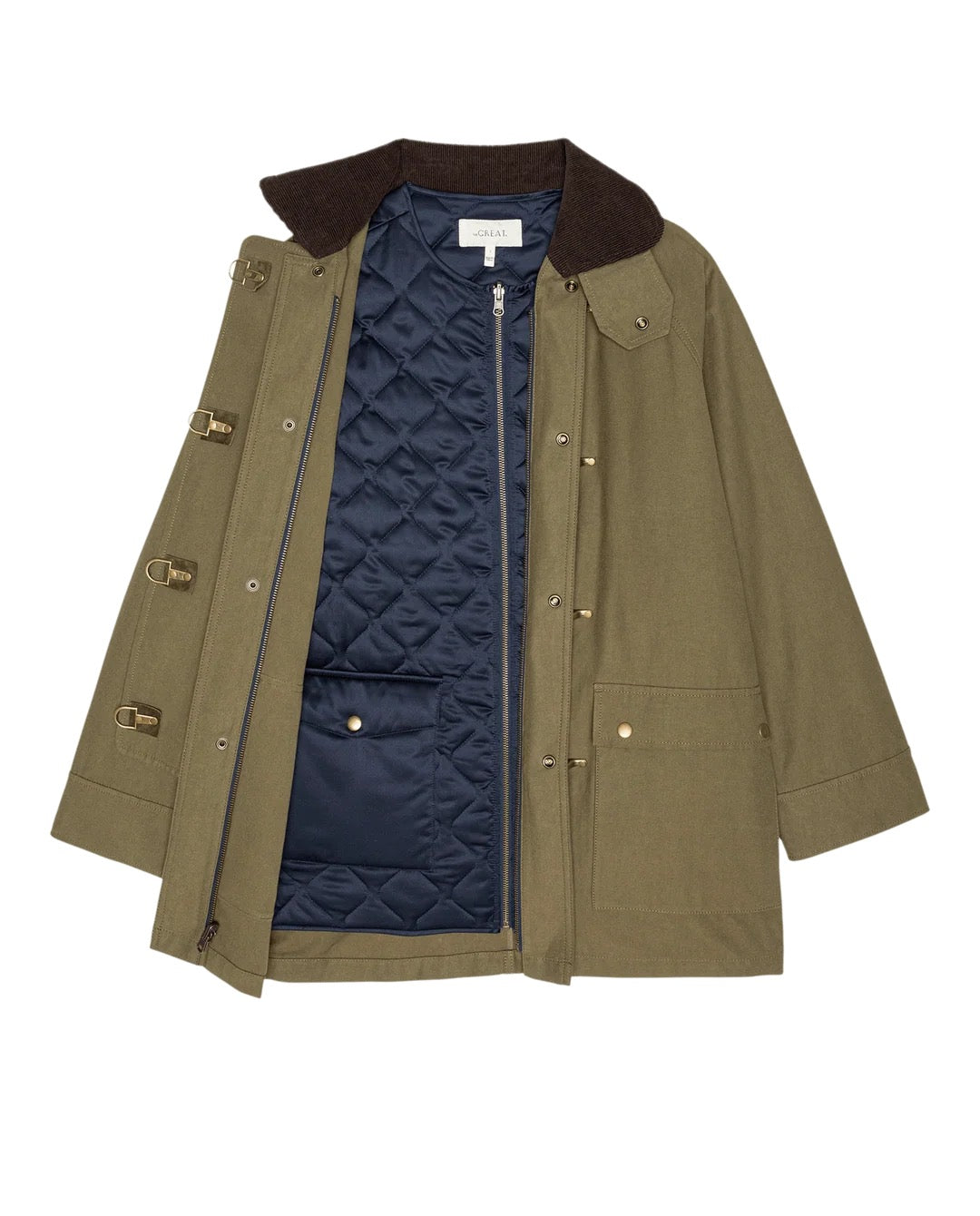 The Great Firefighter Jacket Olive & Chocolate-The Great-Thistle Hill