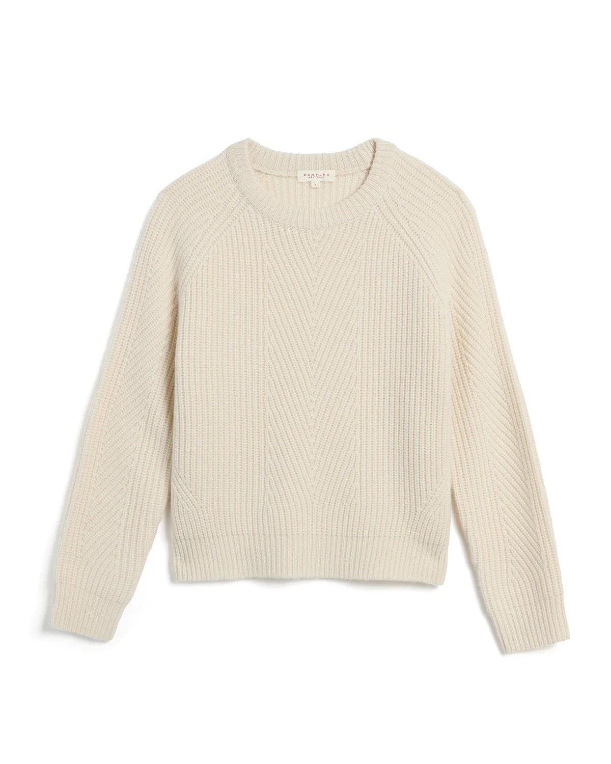 Demylee Chelsea Wool Sweater Off-White-Demylee-Thistle Hill