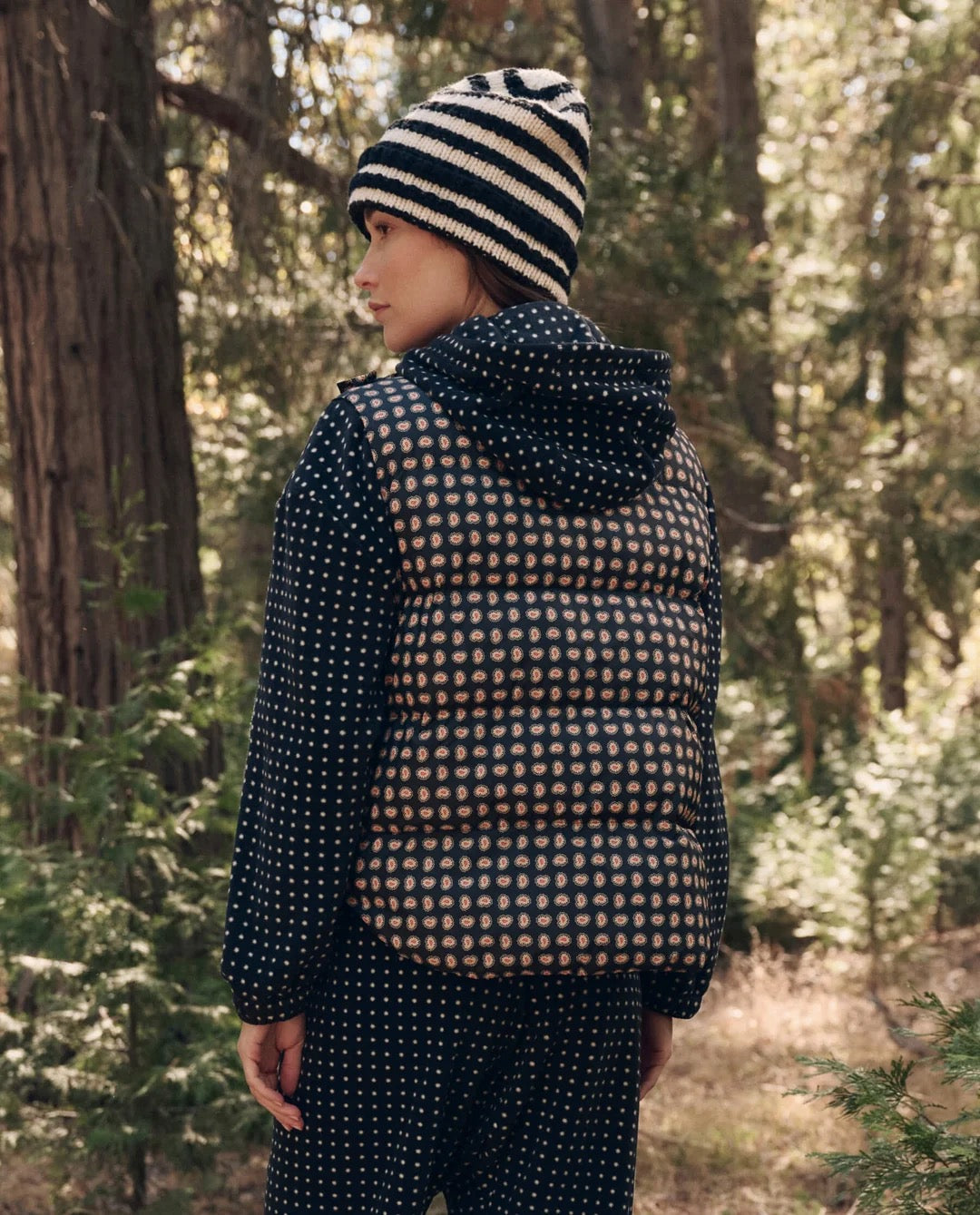 The Great Polar Vest Black Paisley-The Great-Thistle Hill