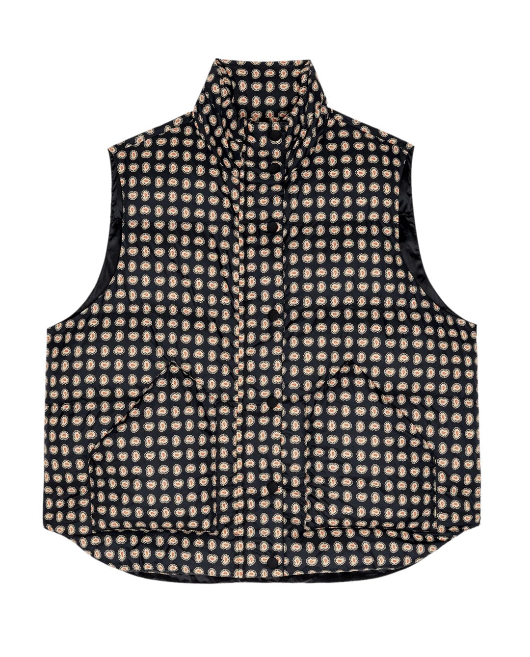 The Great Polar Vest Black Paisley-The Great-Thistle Hill