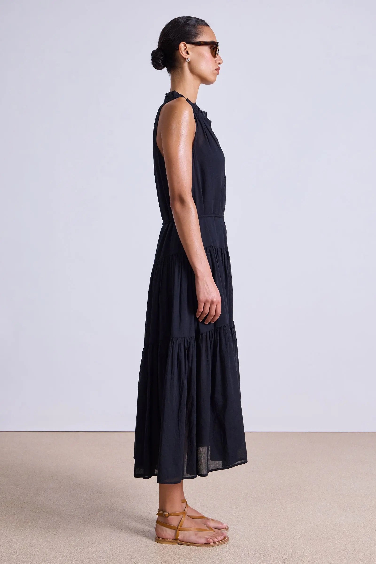 Apiece Apart Trinidad Tank Dress Black-Apiece Apart-Thistle Hill