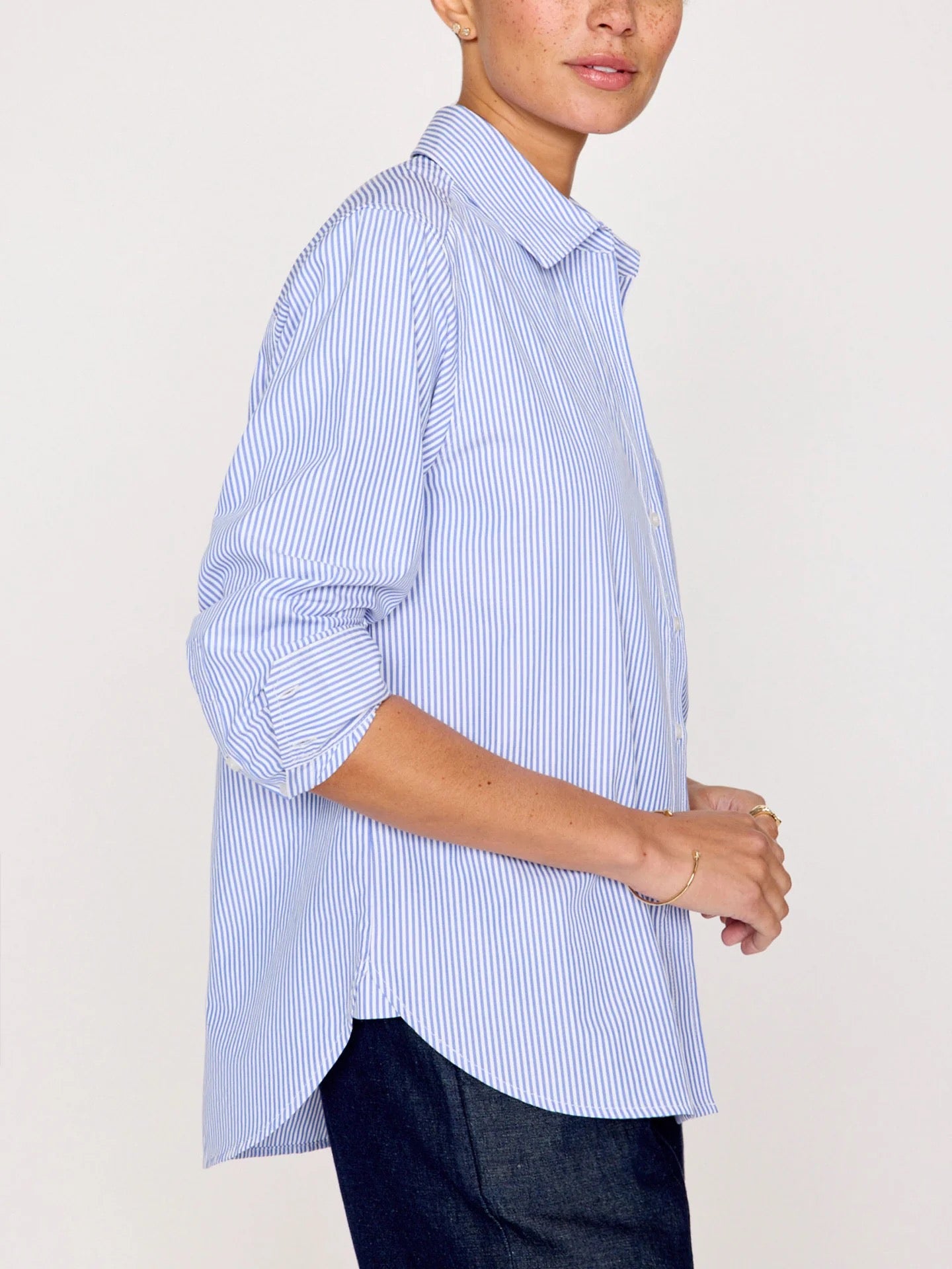 Brochu Walker Everyday Shirt Blue Stripe-Brochu Walker-Thistle Hill