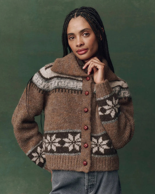 The Great The Nordic Scholar Cardigan Hickory Fair Isle-The Great-Thistle Hill