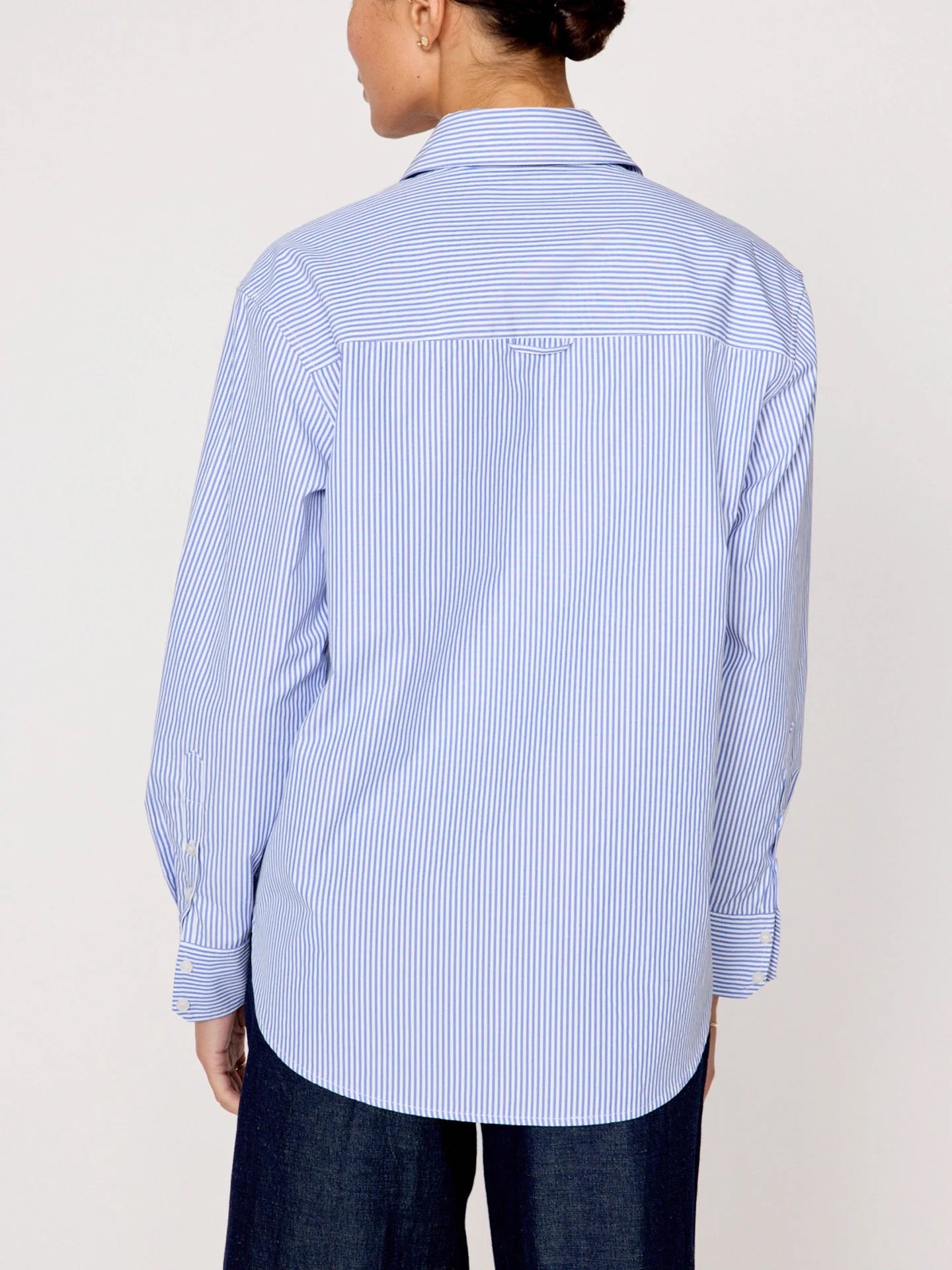 Brochu Walker Everyday Shirt Blue Stripe-Brochu Walker-Thistle Hill