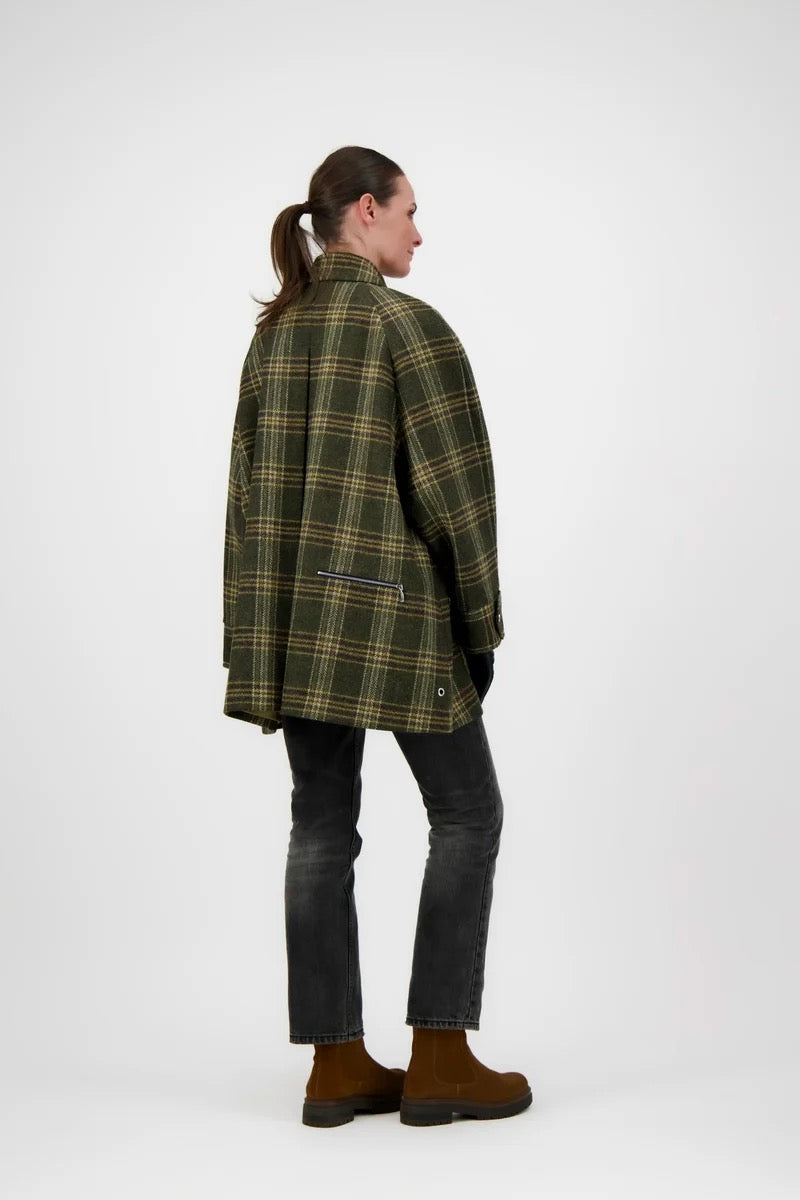 Pret Pour Partir Astrid Moo Coat Check Brown-Pret Pour Partir-Thistle Hill